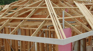 rangka atap kayu