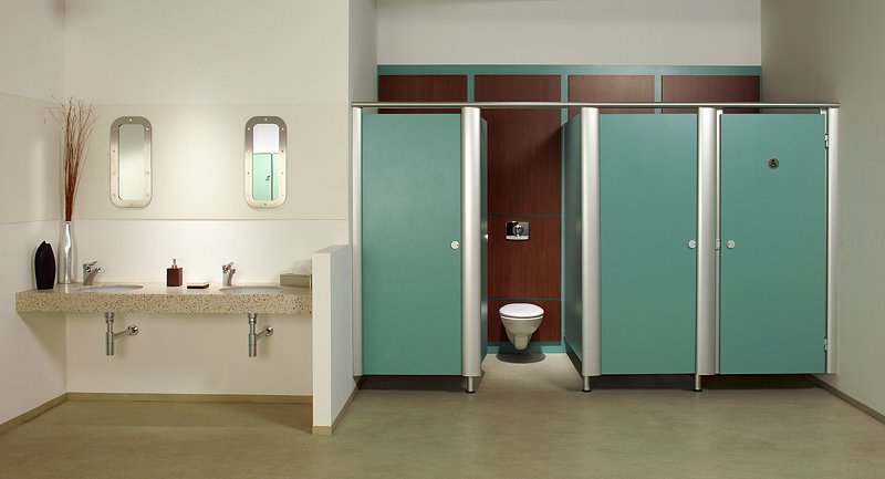Partisi Cubicle Toilet untuk Fasilitas Umum