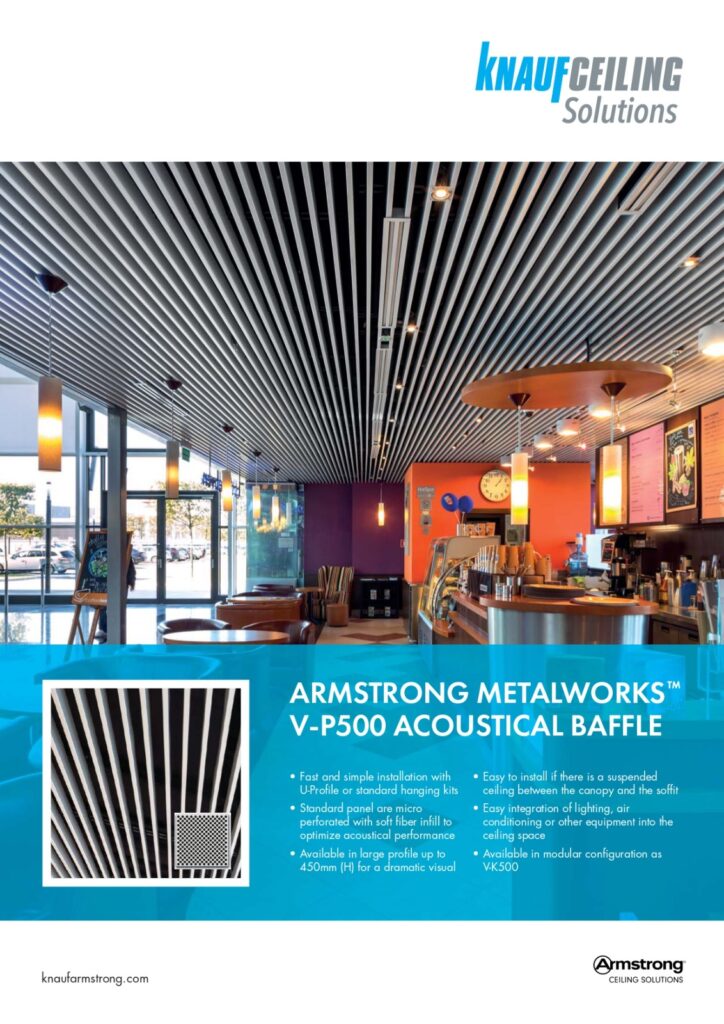 Armstrong MetalWorks V-P 500 Acoustical Baffles